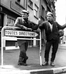 Lisbon Lions Prints: Celtic Fans Hitching to Lisbon European Cup Final Print