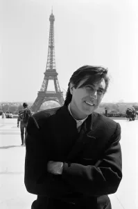 Prints of Pop star Bryan Ferry pictured in Paris where he is putting the finishing touches to his new album. 26th April 1985 0900to0999 Prints: Bryan Ferry in Paris, 26th April 1985 Print