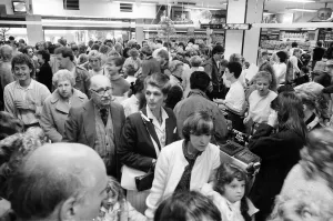 Grand Opening of Hamleys, Bull Street, Birmingham 1985 Print