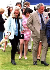 Jilly Cooper and Leo Cooper at the Alfred Dunhill Queens Cup Polo Print