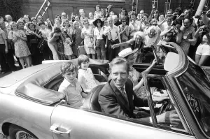 Princess Margaret with Family, 1975 Print