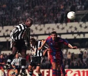 Faustino Asprilla Champions League Header Print 1997
