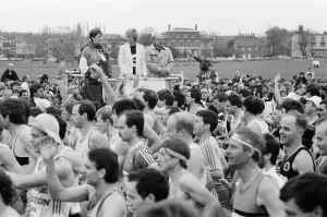 HRH Princess Diana Launches 1988 London Marathon Print