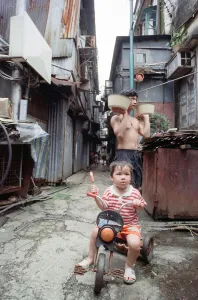 Hong Kong Street Scene Print - 9th July 1992
