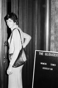 Margaret Court at WTA Meeting Print, 21st June 1973