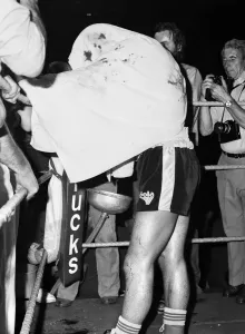 Alan Minter vs Marvin Hagler Print, Wembley Arena 1980