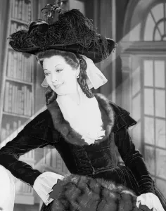 Vivien Leigh in Period Costume, Her Majestys Theatre 1954 Print
