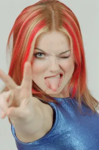 Geri Halliwell as Ginger Spice, 23rd October 1996 Print