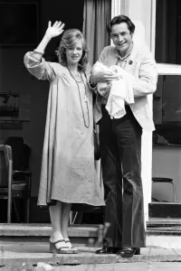 Hayley Mills and Leigh Lawson with Son Jason, July 1976 Print