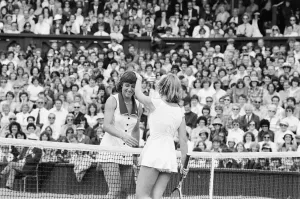 1978 Ladies Singles Final Wimbledon Print: Navratilova's Victory