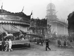 Nottingham Goose Fair 1927 Vintage Print