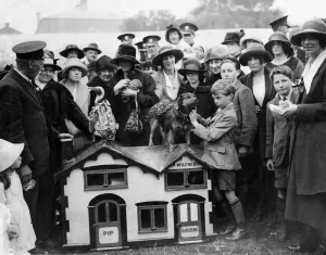 Pip, Squeak and Wilfred Receive Medals Print 1923