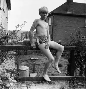 Prints of Joseph Daugherty, aged 14, showing off some of his 60 tattoos 1200to1299 Prints: Teenage Tattoos, 1964 Print