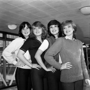 Entertainment News Archives Prints: The Nolan sisters, L-R Coleen (15), Linda (21), Maureen (26) and Bernadette (20)