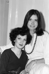 Joan Bakewell and daughter at home in London, 1975 Print