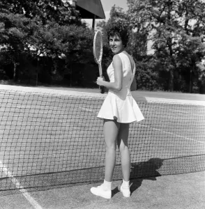 Maria Bueno at The Hurlingham Club Print, 24th June 1962