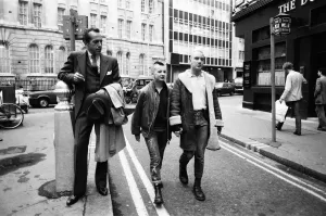Robert Sacchi on Carnaby Street, 2nd November 1982 Print