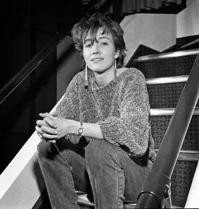 Emma Thompson in Alfresco Print, 6th April 1983