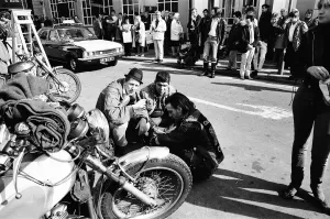 Prints of Filming of Quadrophenia in Brighton, based on the Mods and Rocker battles of the mid 1960s, starring Phil Daniels and with British rock group The Who providing the music, Thursday 5th October 1978 Brighton And Hove Prints: Quadrophenia Filming in Brighton Print, 5th October 1978