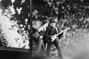 Wham. Farewell Concert Print at Wembley Stadium, London 1986