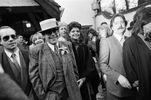 Kenny Everett at Lee's Wedding Print, 14th February 1985