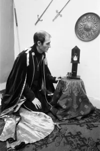 Alex Sanders King of the Witches Print, Notting Hill 1970