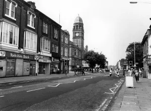 Prints of Scenes in Hyde, Greater Manchester. 27th July 1990 Greater Manchester Prints: Hyde Scenes Print, 27th July 1990