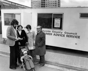 Mobile Consumer Advice Caravan Print - 18th April 1977
