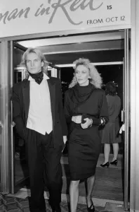 Print of Sting and Trudie Styler at 1984 film premiere