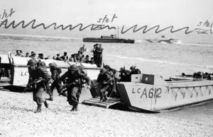 Combined Operations Print: Royal Marine Commandos Landing