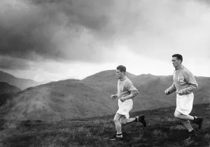 Jock Stein Running Ben Lomond Print