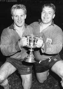 Neil Back and Rob Hardwick in Print, 28th April 1988