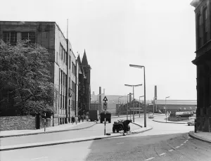 Queens Street South Huddersfield Print Circa June 1965