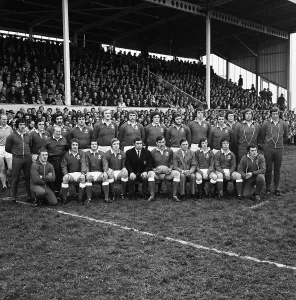 Prints of The Llanelli team which beat the All Blacks 1500to1599 Prints: Llanelli RFC team print, 1972