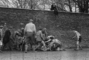 Print of The Wall Game at Eton College, 26th November 1966
