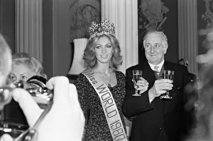Miss World 1980, Miss Germany Gabriella Brum breakfast photocall with Lord Mayor of Miss World 1980, Miss Germany Gabriella Brum breakfast photocall with Lord Mayor of