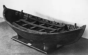 Model of the first purpose-built lifeboat, the Original Model of the first purpose-built lifeboat, the Original