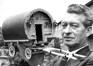A model gypsy caravan held by Prison Governor Mr. Ron Cooper in September 1976 has been A model gypsy caravan held by Prison Governor Mr. Ron Cooper in September 1976 has been