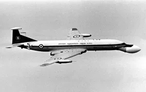 A modified De Havilland DH 106 Comet 4, fitted with a giant Marconi radar blister which A modified De Havilland DH 106 Comet 4, fitted with a giant Marconi radar blister which