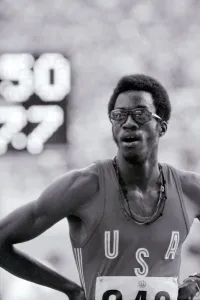 Montreal 1976 Edwin Moses after winning the 400m hurdles final Montreal 1976 Edwin Moses after winning the 400m hurdles final