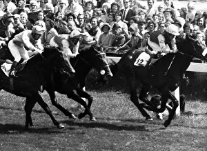 Morston with jockey Eddie Hide winning the Derby at Epsom - June 1973 Morston with jockey Eddie Hide winning the Derby at Epsom - June 1973