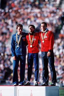 Moscow Olympics 1980 Sebastian Coe gold medal 1800 metres Steve Ovett Moscow Olympics 1980 Sebastian Coe gold medal 1800 metres Steve Ovett