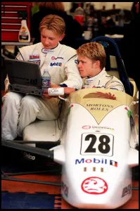 Motor Racing Brothers John And Ryan Dalziel August 1998 On The First Steps Of The Ladder Motor Racing Brothers John And Ryan Dalziel August 1998 On The First Steps Of The Ladder