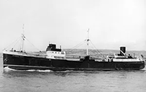 The motor vessel Anglian Coast belonging to Coast Lines Ltd. 28th November 1953 The motor vessel Anglian Coast belonging to Coast Lines Ltd. 28th November 1953