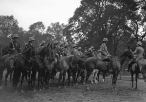 Mounted special constables seen here on parade in Hyde Park before patrolling the streets Mounted special constables seen here on parade in Hyde Park before patrolling the streets