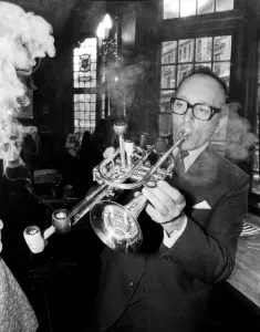 Mr Brian Cole winner of the Remarkable Pipe Contest seen here smoking / playing his Mr Brian Cole winner of the Remarkable Pipe Contest seen here smoking / playing his