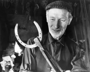 Mr. Jackie Pearson the Kirkwhelpington village Blacksmith who is regarded as Mr. Jackie Pearson the Kirkwhelpington village Blacksmith who is regarded as