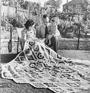 Mr & Mrs J Andrews of Eltham Patchwork quilt that has taken 100 years to make Mr & Mrs J Andrews of Eltham Patchwork quilt that has taken 100 years to make
