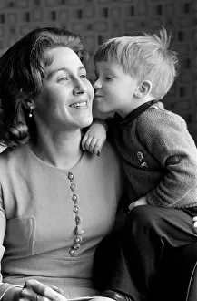 Mrs Maureen Davies and her son Peter, 2. 11th February 1972 Mrs Maureen Davies and her son Peter, 2. 11th February 1972