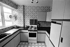 Mrs Singleton of Croydon has had her kitchen done up by a new cheap method that entails Mrs Singleton of Croydon has had her kitchen done up by a new cheap method that entails